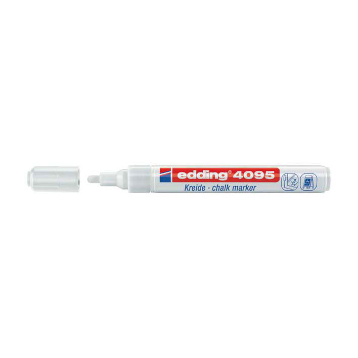 Pennarello a gesso Quantore Edding bianco, 2 pz.