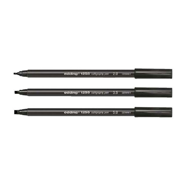 Penna calligrafica Quantore nera, 3 pz.