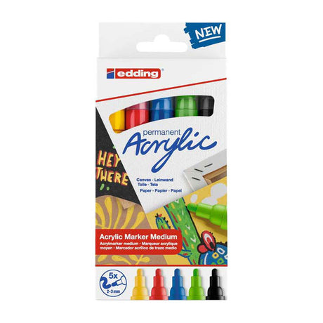 Base edding per pennarelli acrilici Quantore, 5 pz.