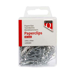 Graffette Quantore 30mm argento, 100 pz.