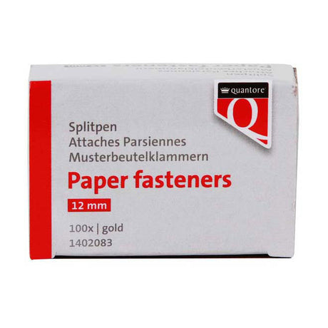 Coppiglia Quantore oro 12mm, 100pz.
