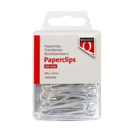 Graffette Quantore 50mm argento, 100 pz.