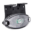 Lampada di posizione laterale lampada a sospensione bianca + staffa angolare LED