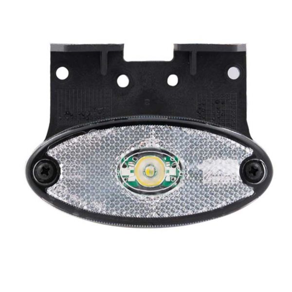 Lampada di posizione laterale lampada a sospensione bianca + staffa angolare LED