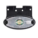 Lampada di posizione laterale lampada a sospensione bianca + staffa angolare LED