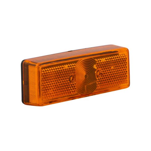 Lampada da superficie rettangolare arancione
