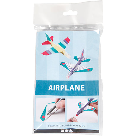 Creative Company Foam Make Aircraft, 3st.
