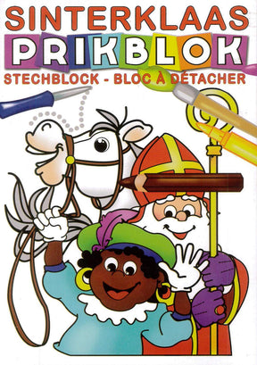 Blocco perni Sinterklaas con ago e cuscino per puntura.
