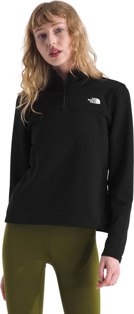 Maglione outdoor da donna The North Face W Cedar Trail Grid Fleece con 1 - 4 zip - tnf nero