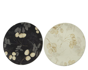 Piatto base Decoris ã˜33 cm ciotola decorativa in pelle con stampa ã˜33 cm