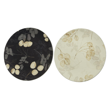 Piatto base Decoris ã˜33 cm ciotola decorativa in pelle con stampa ã˜33 cm