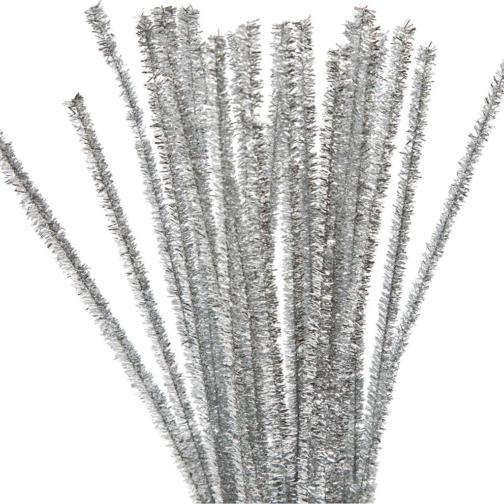 Azienda creativa https: www.cchobby.nl ciniglia-l-30-cm-spessore-6-mm-glitter-argento-24-pezzi-1-scatola