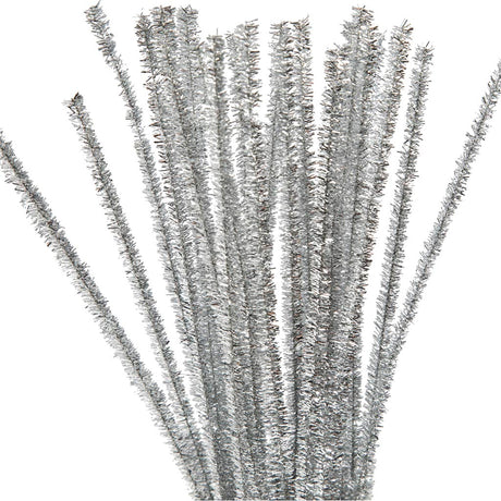Azienda creativa https: www.cchobby.nl ciniglia-l-30-cm-spessore-6-mm-glitter-argento-24-pezzi-1-scatola