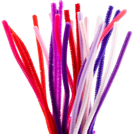 Azienda creativa https: www.cchobby.nl ciniglia-l-30-cm-spessore-6-mm-viola-rosa-harmonie-25-pezzi-1-scatola