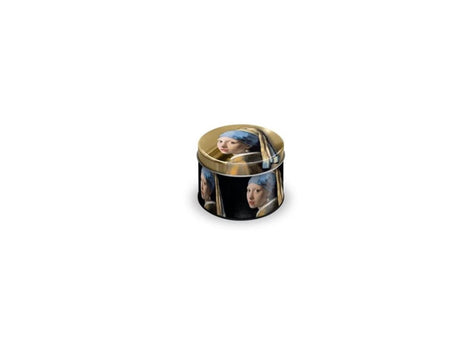 Deliziosa ragazza Vermeer in latta con la perla ã˜7,5x5,5 cm