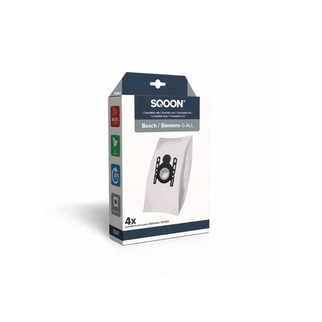 Sqoon sacchetto per aspirapolvere bosch siemens g-all scatola da 4 pezzi
