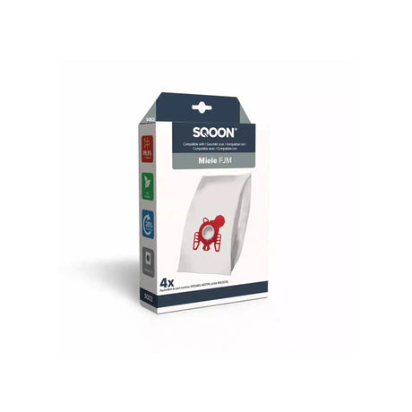 Sacchetti per aspirapolvere Sqoon per Miele FJM 4 pezzi