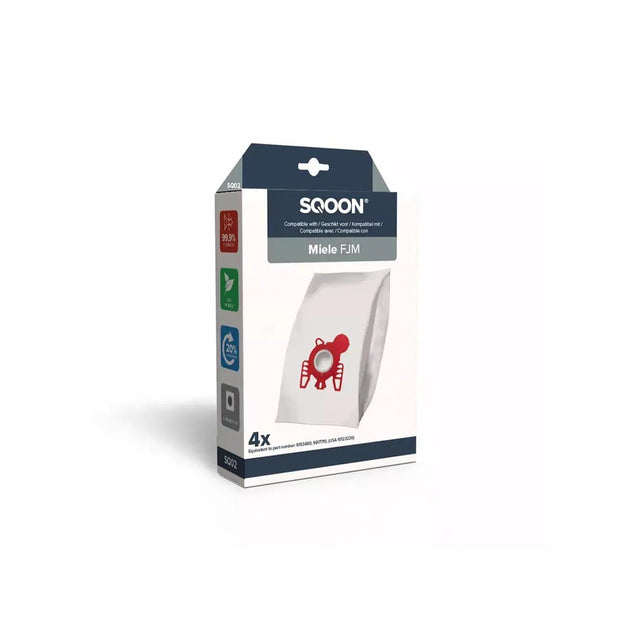 Sacchetti per aspirapolvere Sqoon per Miele FJM 4 pezzi