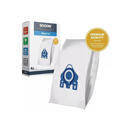 Sqoon sacchetto per aspirapolvere miele g n 3-d pro scatola da 4 pezzi