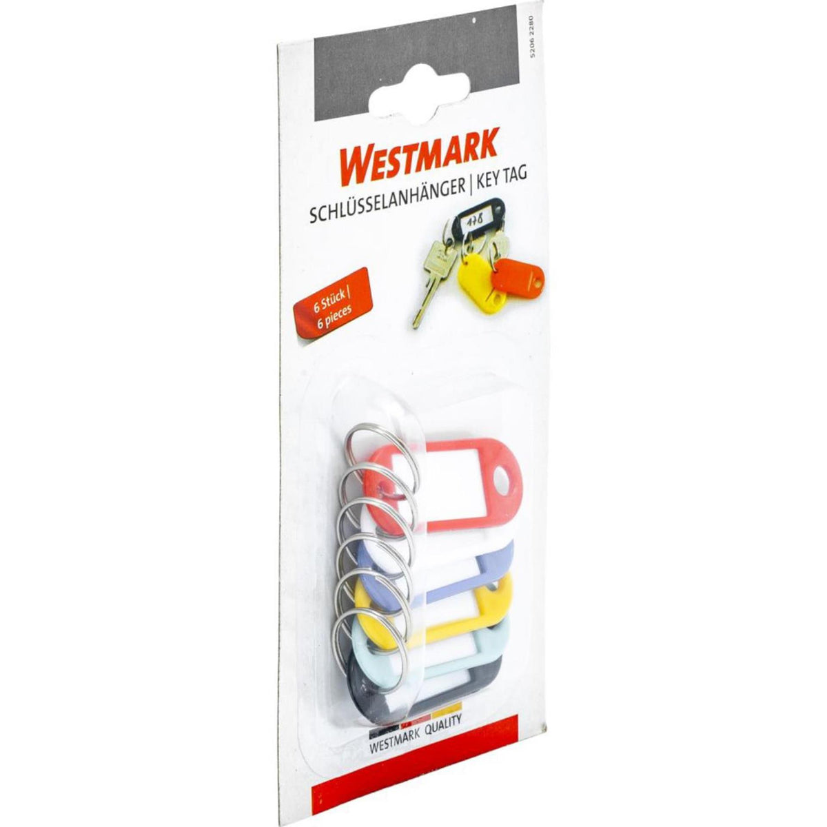 Set di 6 etichette per chiavi Westmark in plastica