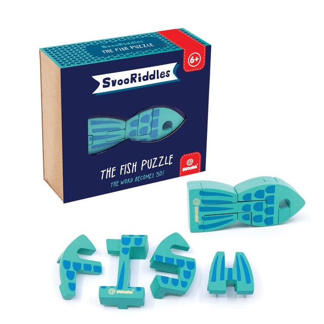 Risolvi il puzzle del pesce. 6+