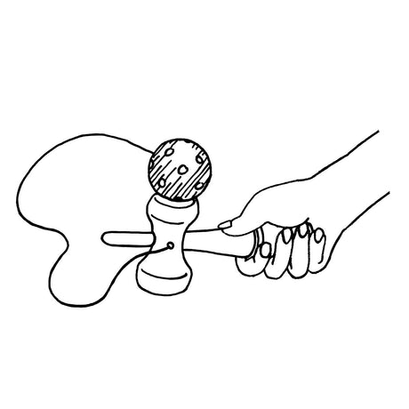 Goki kendama rosso. 17cm. 4+