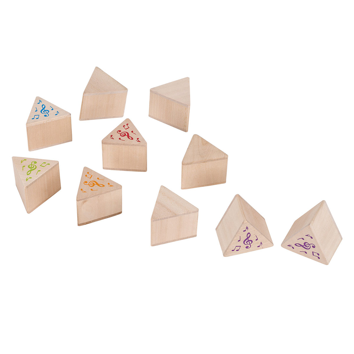 Memo in legno Goki con suono, 12 pz.