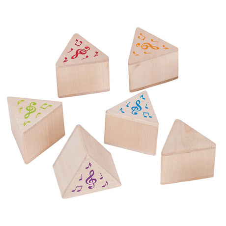 Memo in legno Goki con suono, 12 pz.