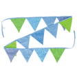Linea bandiera in cotone Goki verde blu