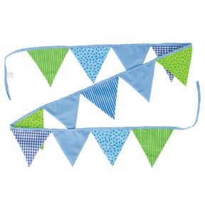 Linea bandiera in cotone Goki verde blu