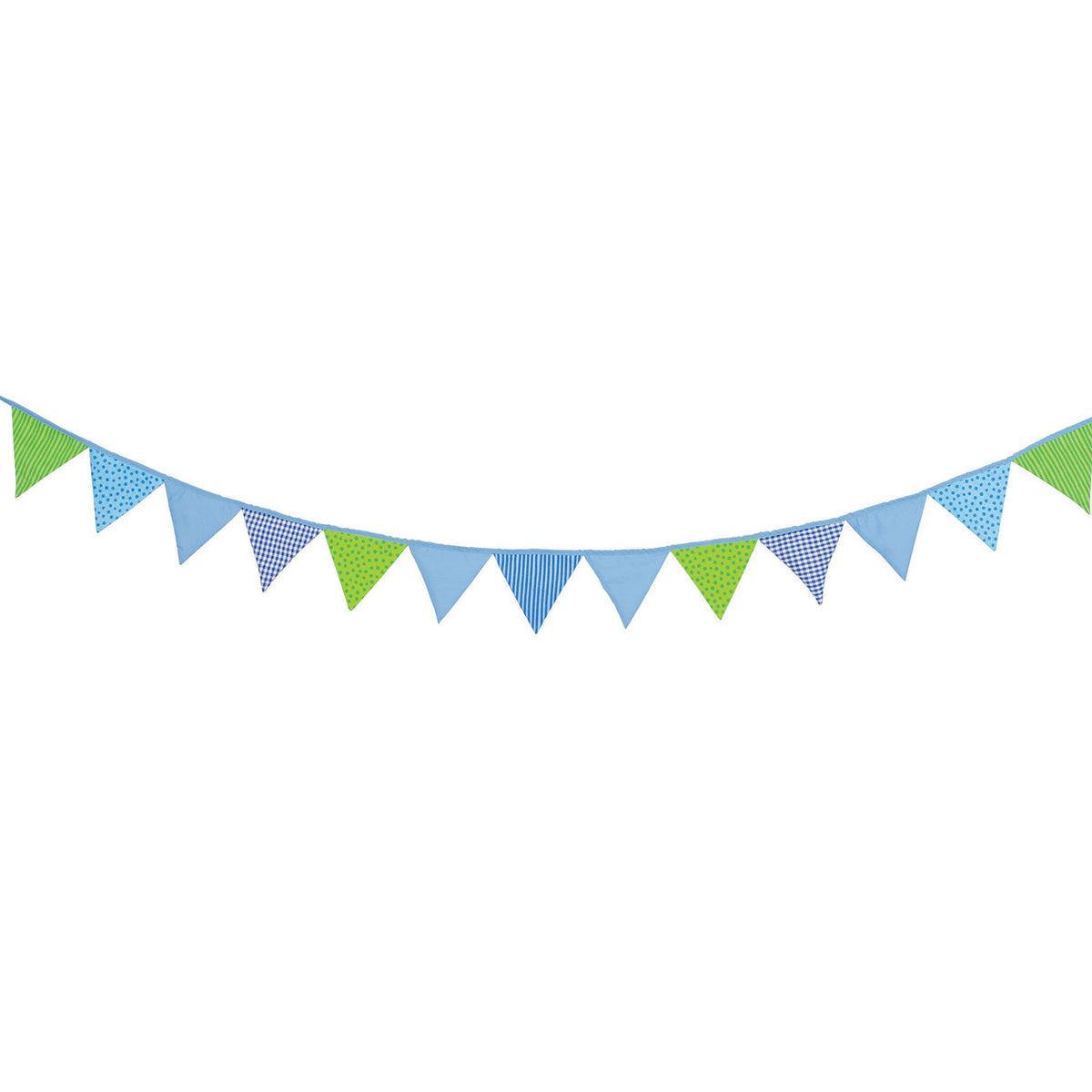 Linea bandiera in cotone Goki verde blu