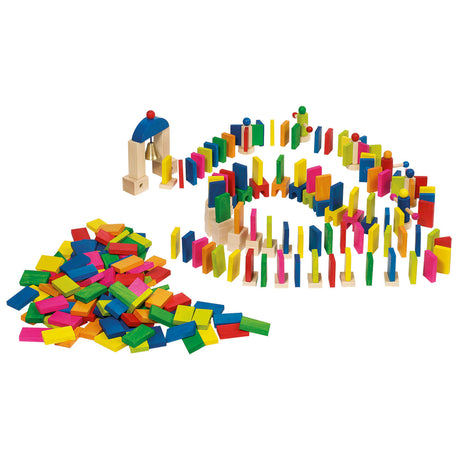 Set da gioco Goki Wooden Domino, 247dlg.