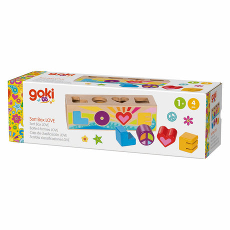 Amore selezionatore a forma di scatola di smistamento in legno Goki
