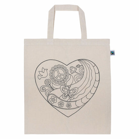 Borsa Goki in cotone cuore