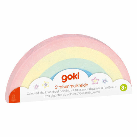 Goki marciapiede gesso arcobaleno