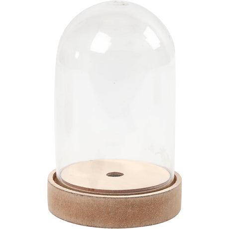 Azienda creativa https: www.cchobby.nl campana di vetro-su-base-in-legno-h-12-5-cm-p-8-cm-1-scatola