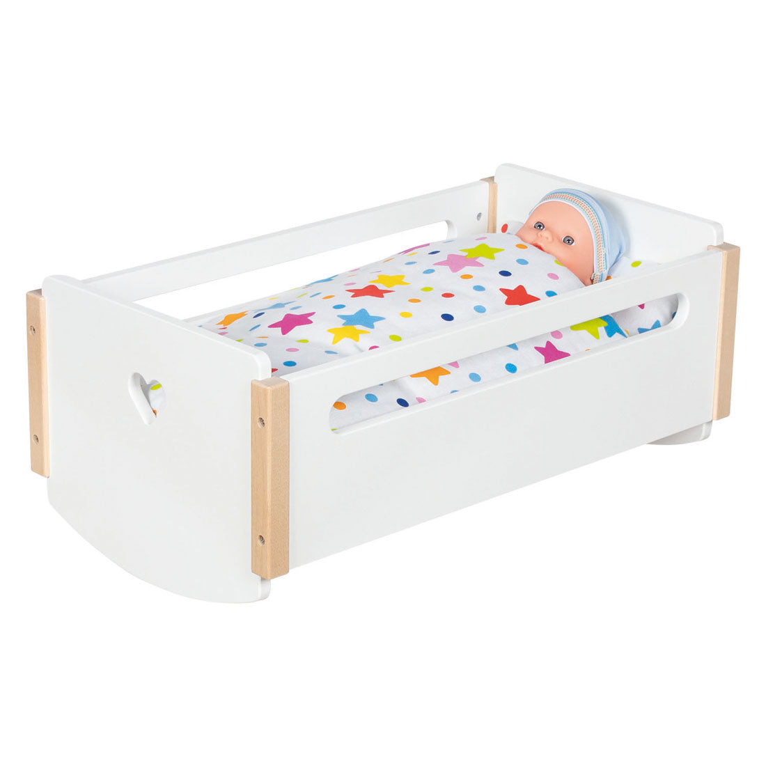 Culla per bambole in legno Goki