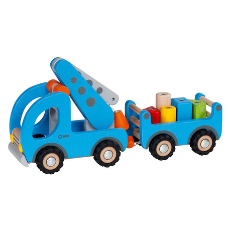 Veicolo-gru mobile in legno Goki