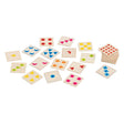 Gioco di classificazione Goki: colori e forme, carte 5x5x0,3 cm, 30 carte, legno, 4+