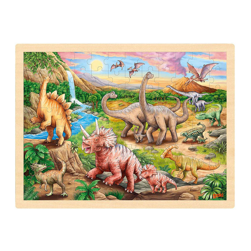 Dinosauro puzzle Goki. 96 parti. 3+