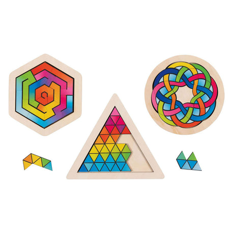 Puzzle rompicapo di Goki. 8-18 pezzi. 3 ass