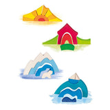 Building in legno Goki Piccolo orso polare, 22dlg.
