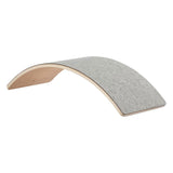 Goki Wooden Balance Board Wave with Felt, 82 cm