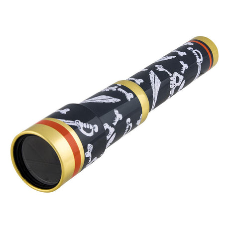 Telescopio Goki pirati junior 25 cm in acciaio nero oro