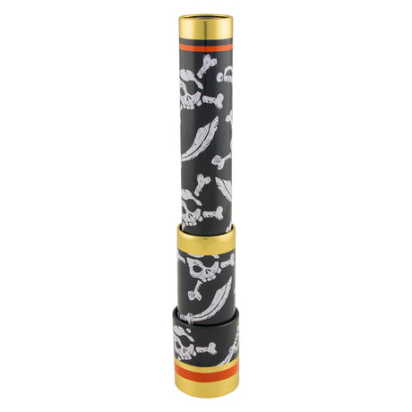 Telescopio Goki pirati junior 25 cm in acciaio nero oro