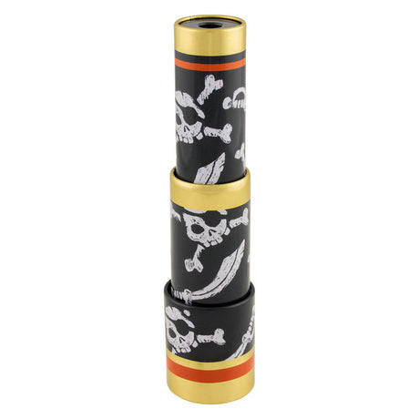 Telescopio Goki pirati junior 25 cm in acciaio nero oro