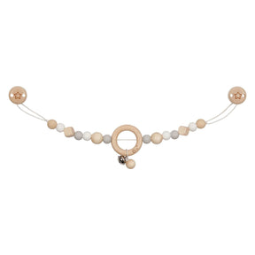 Goki Wooden Chain Star Star Grey con clip