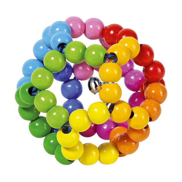 Palla arcobaleno elastica Goki Touch Ring. 8 cm.