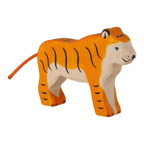 Tigre Holztiger, in piedi. 14 cm.