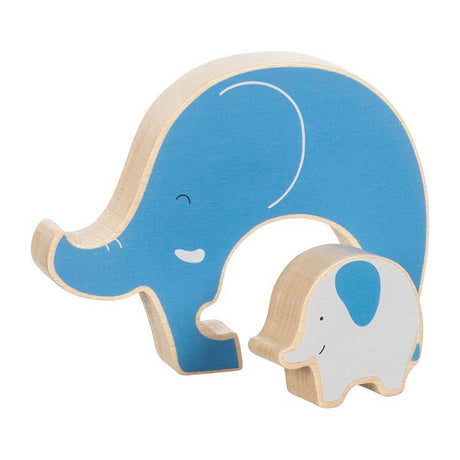 Goki Wooden Puzzle in piedi Elefante, 2 °.